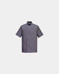 Promotional lightweight kitchen jacket for teams - Grey