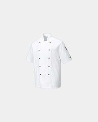 Custom kitchen jacket for hot environments - White
