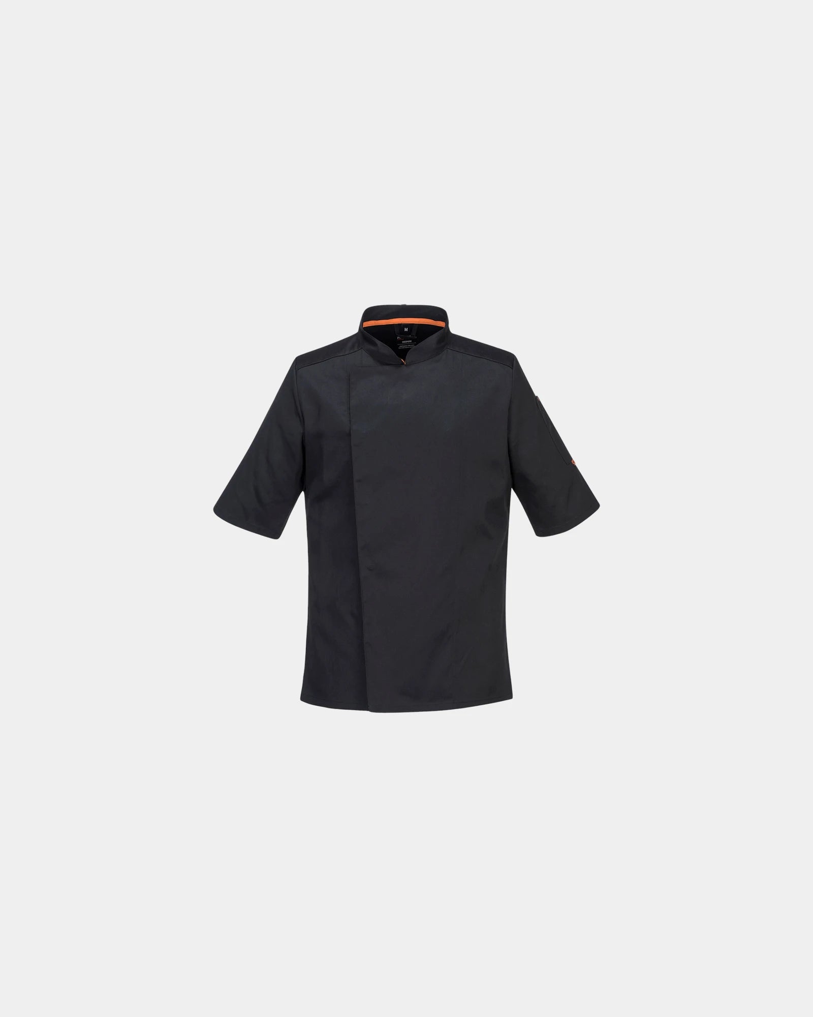 Personalized mesh chef jacket for hot kitchen conditions - Black-Sky Blue