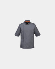 Personalized mesh chef jacket for hot kitchen conditions - Grey