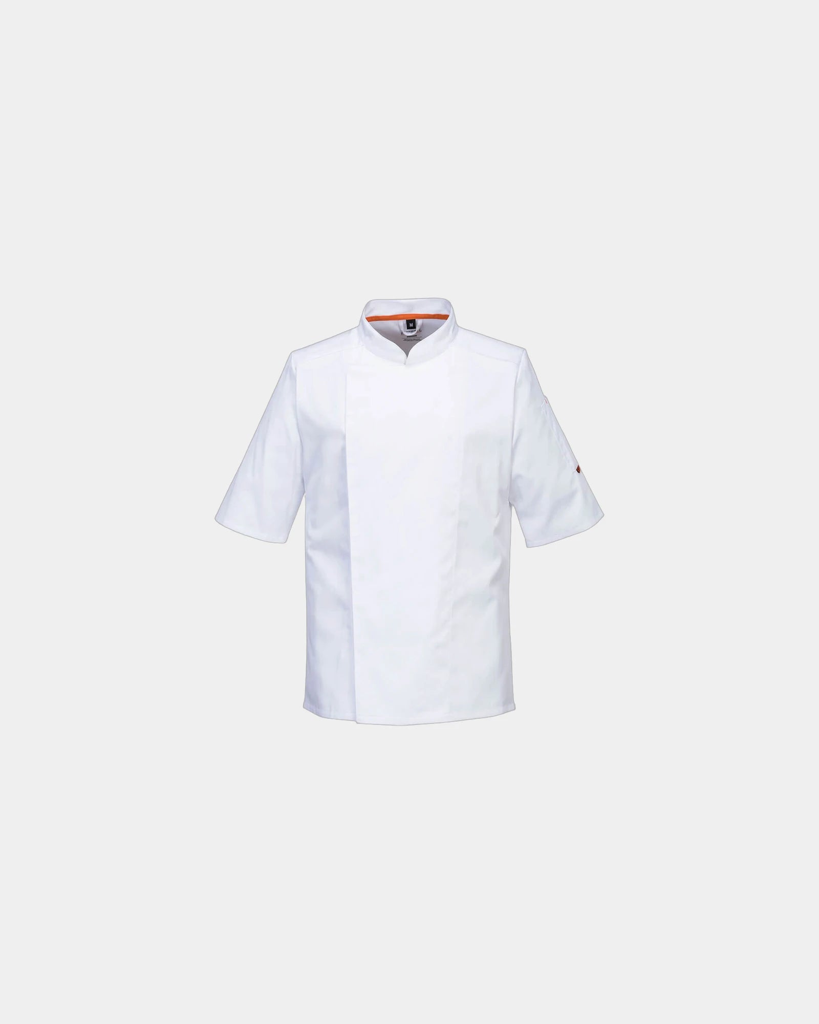 Custom breathable short sleeve jacket - White