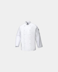 Custom kitchen jacket for modern professionals - White