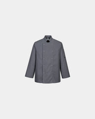 Custom kitchen jacket for modern professionals - Grey