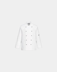 Custom unisex kitchen jacket Somerset - White