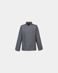 Promotional lightweight chef jacket Portwest Meshair Pro - Grey