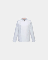 Promotional lightweight chef jacket Portwest Meshair Pro - White