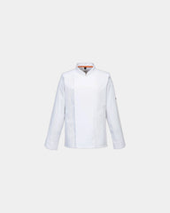 Custom stretch MeshAir Pro long sleeve jacket - White