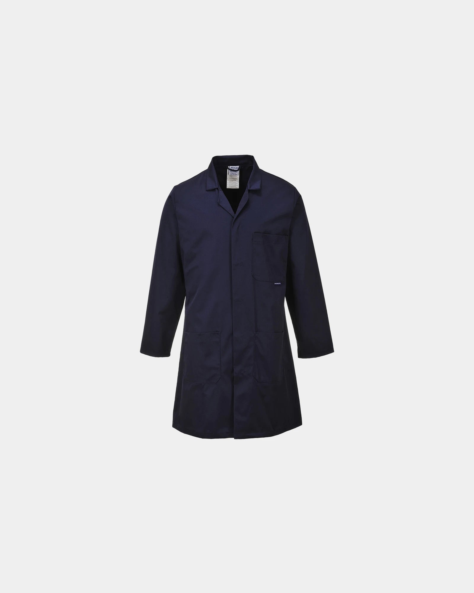 Custom 100% cotton blouse for work - Navy