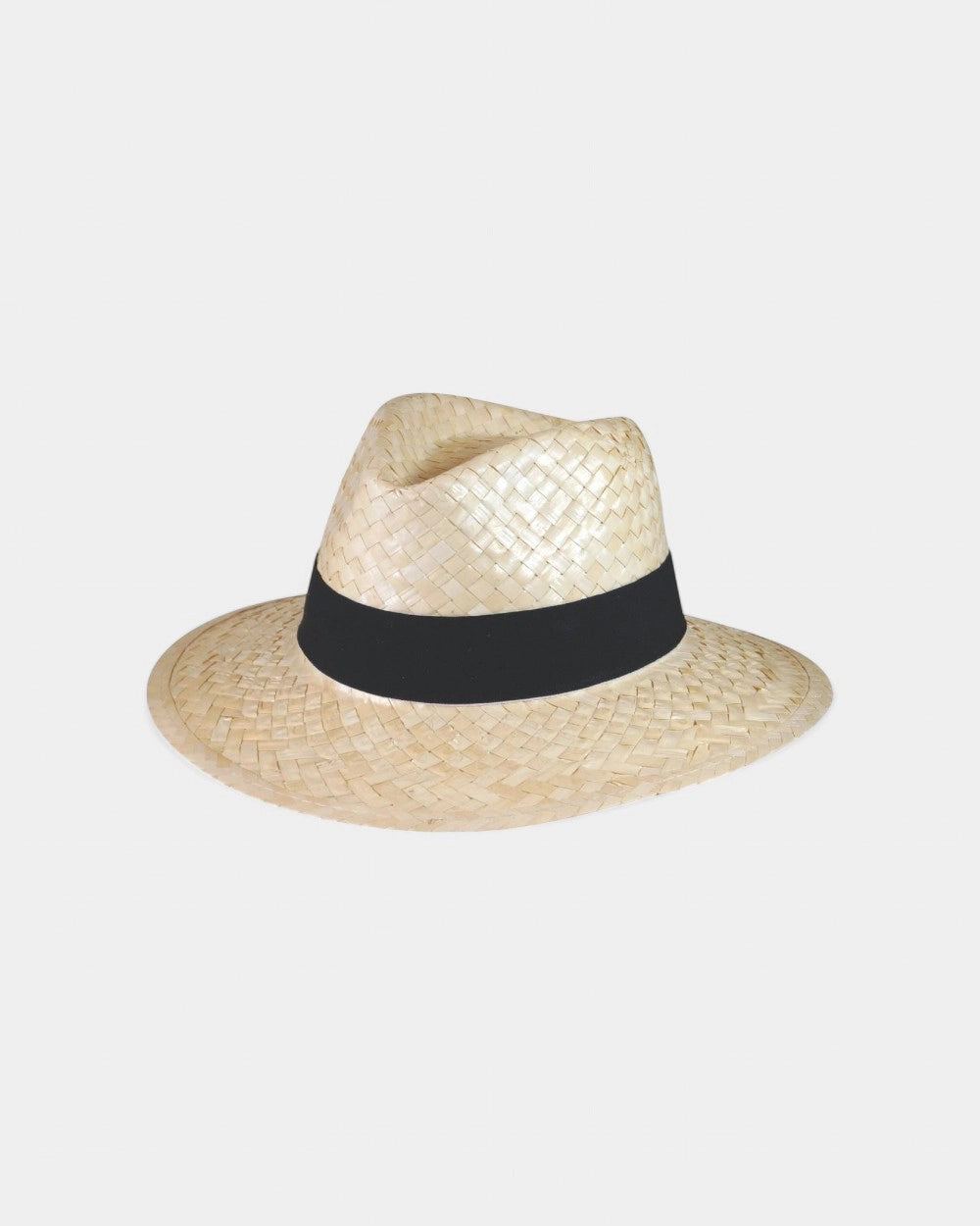 Customizable White Straw Panama Hat