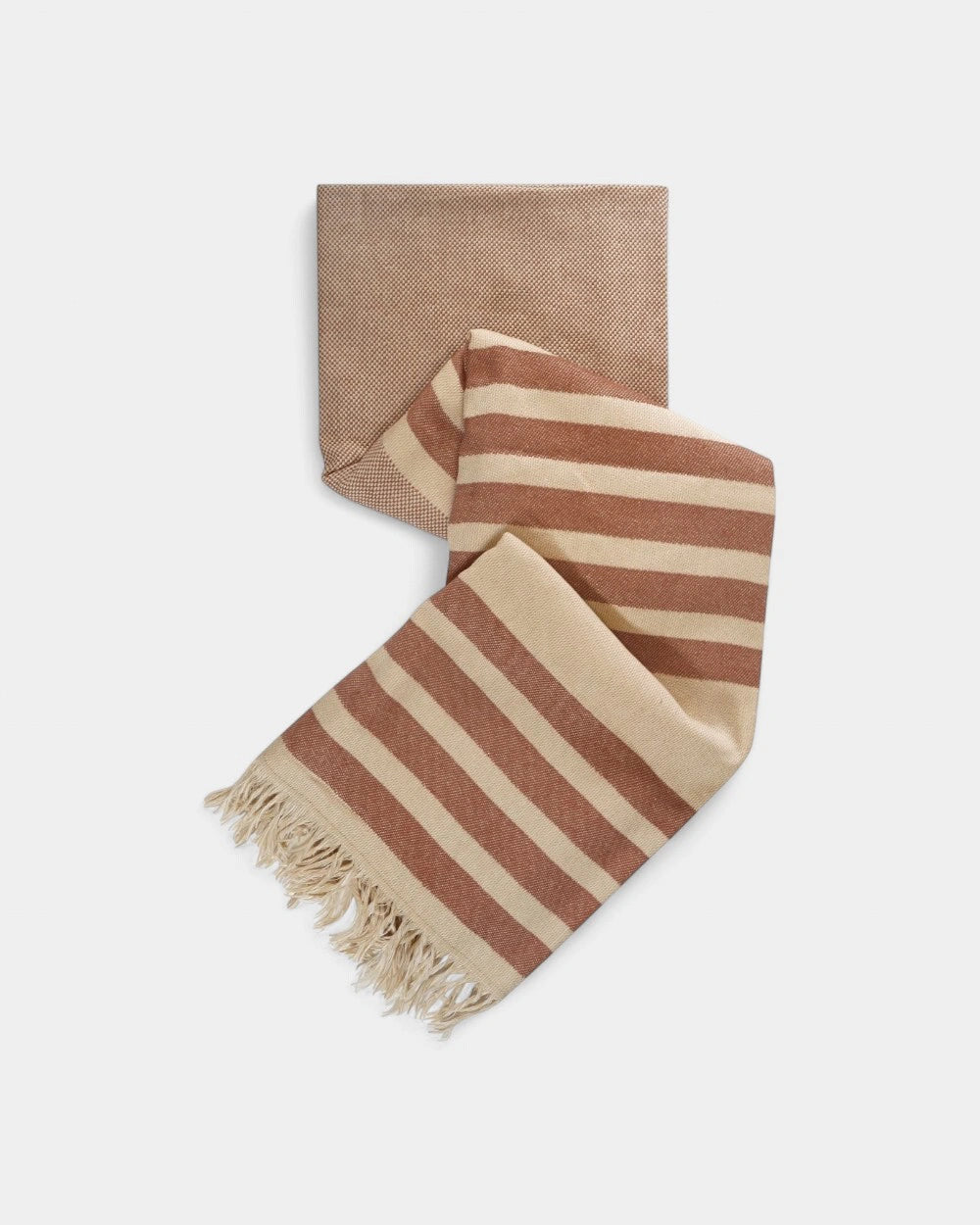 Customizable Jacquard Weave Fouta - Brown