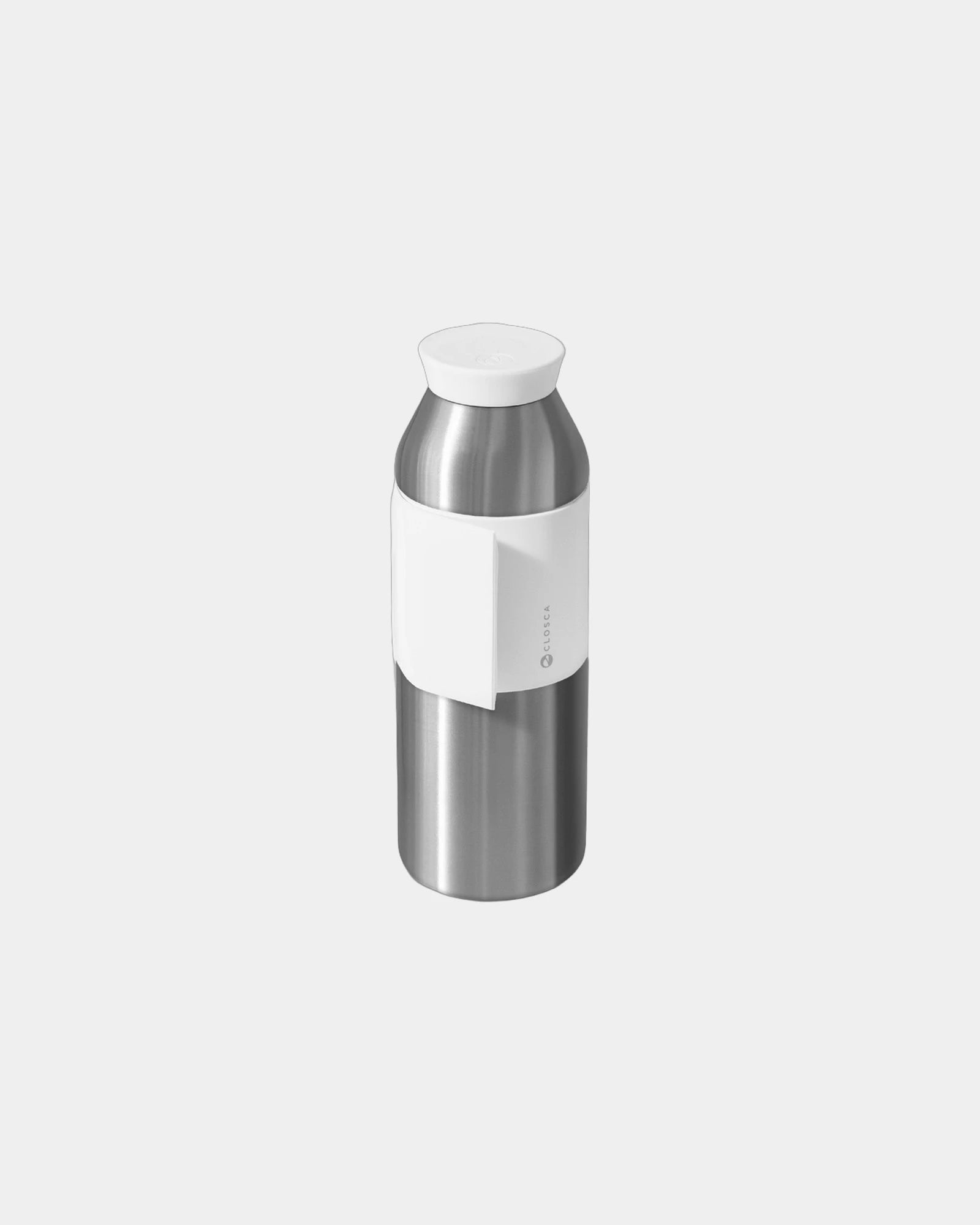 Custom stainless steel Closca Travel Bottle 450ml - Metal White
