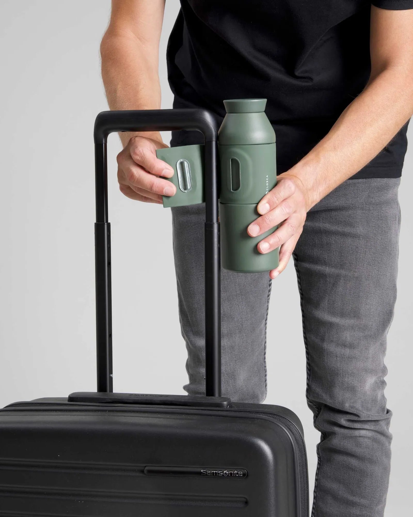 Custom stainless steel Closca 450ml travel bottle - 15