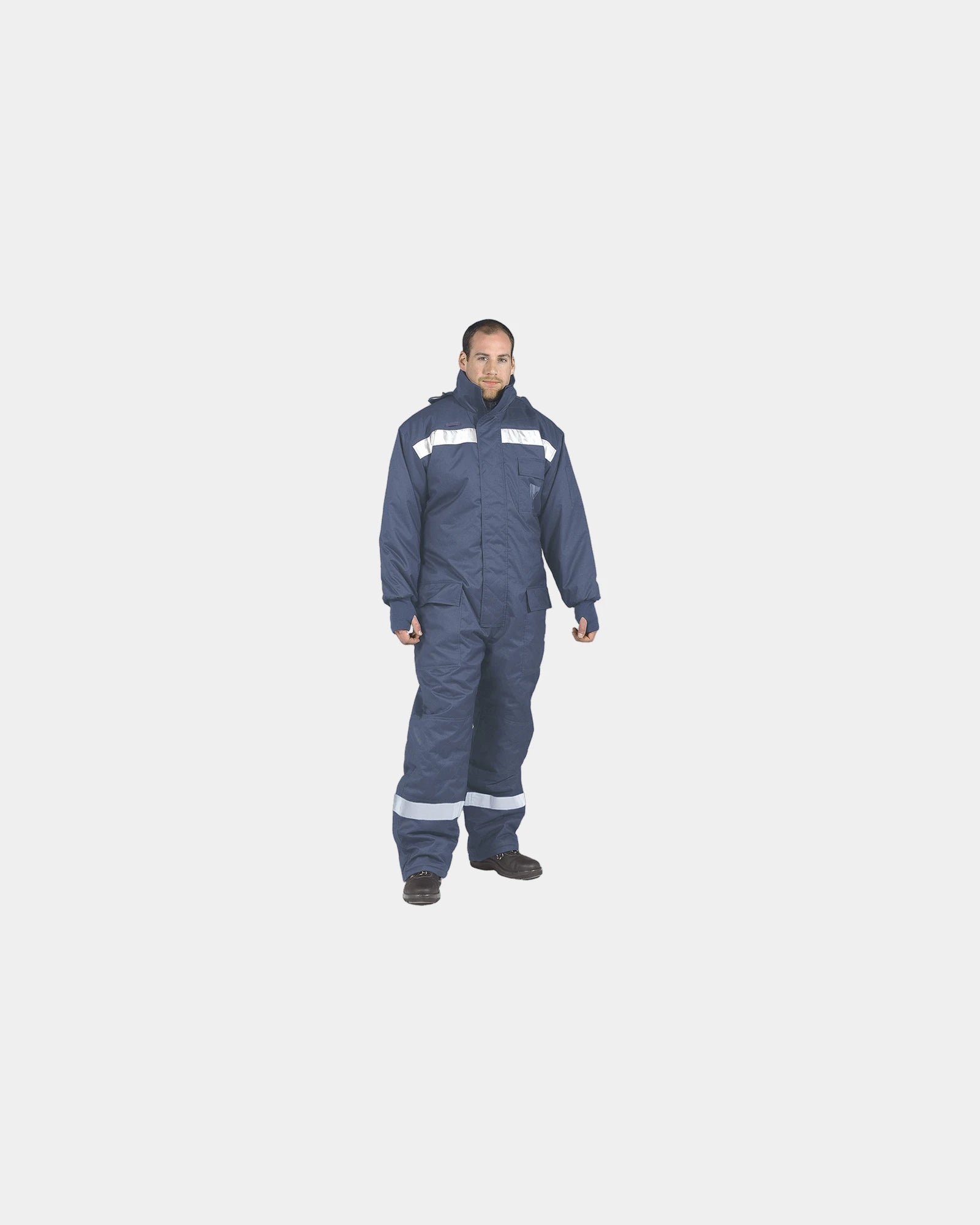Promotional robust cold protection coverall - Navy