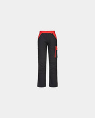 Custom premium cotton trousers for men - Black-Sky Blue