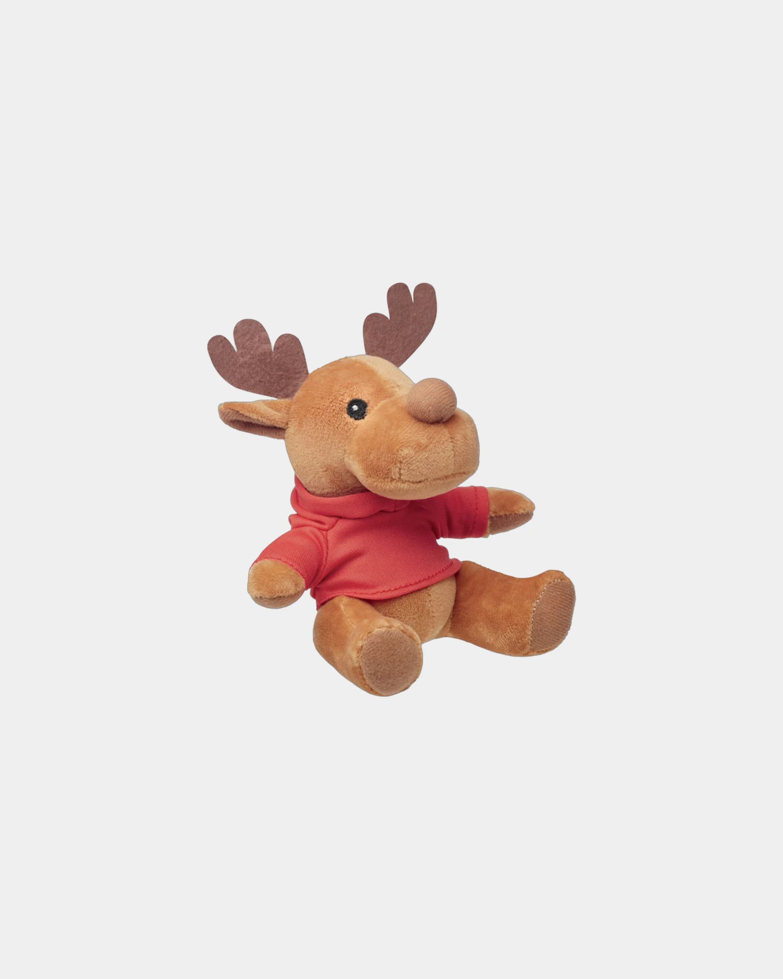 Custom plush reindeer with removable hoodie gift - 1