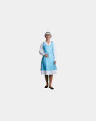 Promotional disposable PE apron - Blue