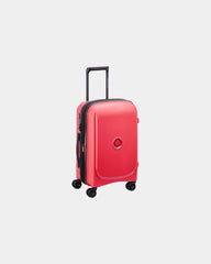 Custom recycled polypropylene cabin suitcase Delsey Belmont Plus - Tangerine