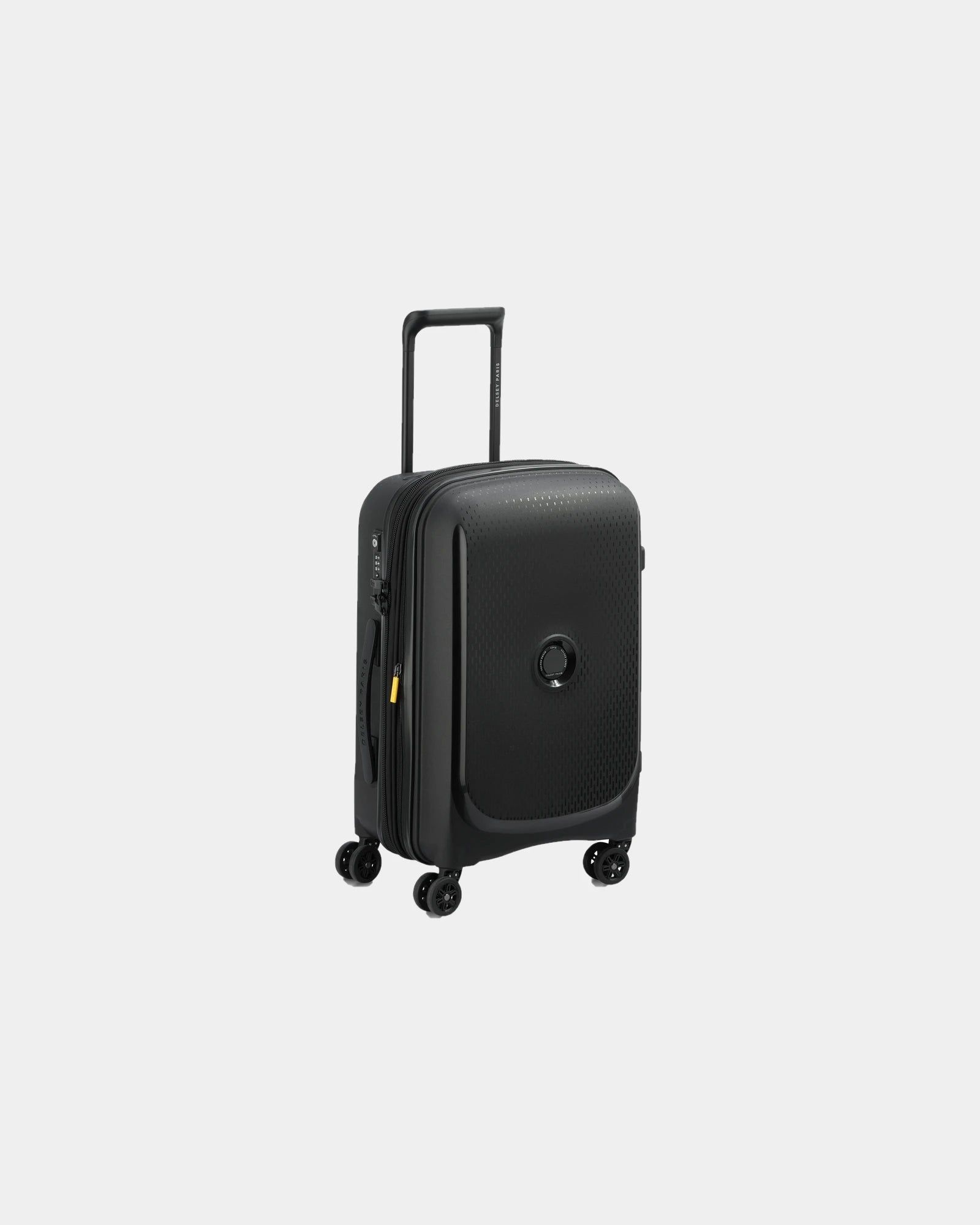 Custom recycled polypropylene cabin suitcase Delsey Belmont Plus - Black