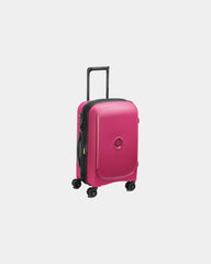 Custom recycled polypropylene cabin suitcase Delsey Belmont Plus - Raspberry