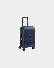 Custom recycled polypropylene cabin suitcase Delsey Belmont Plus - Blue