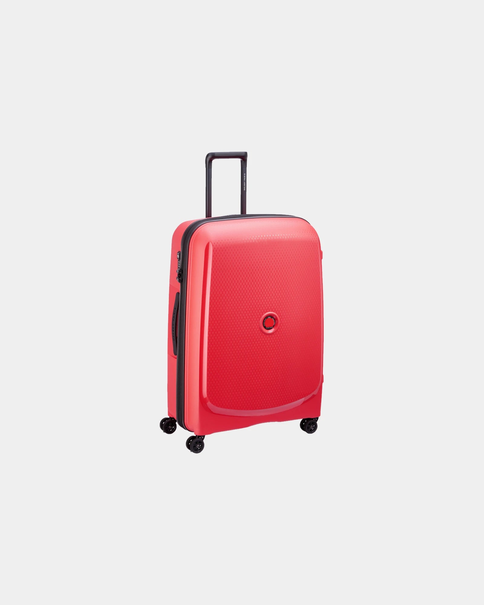 Custom recycled polypropylene suitcase Delsey Belmont Plus XL - Tangerine