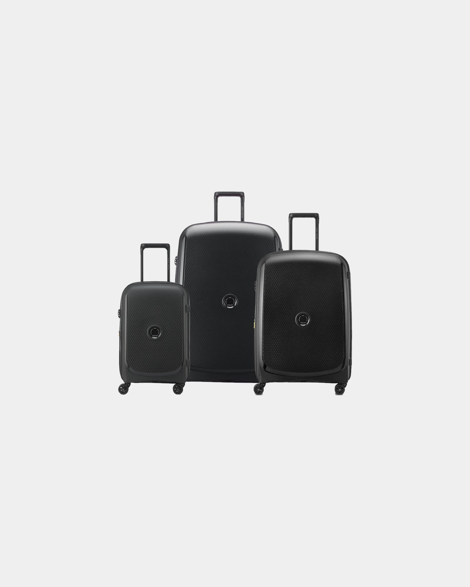 Custom recycled suitcase Delsey Belmont Plus set - Black