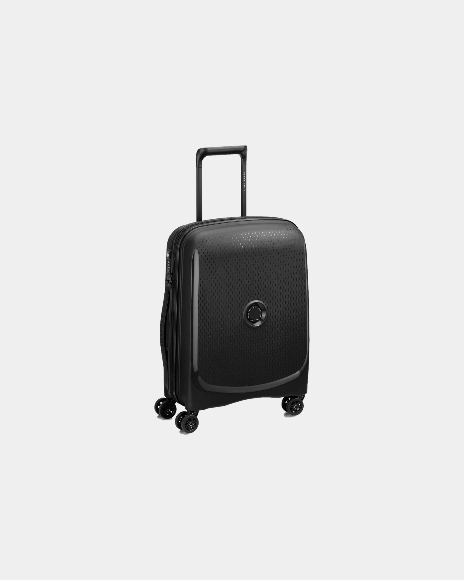 Custom recycled polypropylene cabin suitcase Delsey Belmont Plus - Black