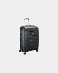 Custom polypropylene suitcase Delsey Binalong TR 4DR 75 - Black