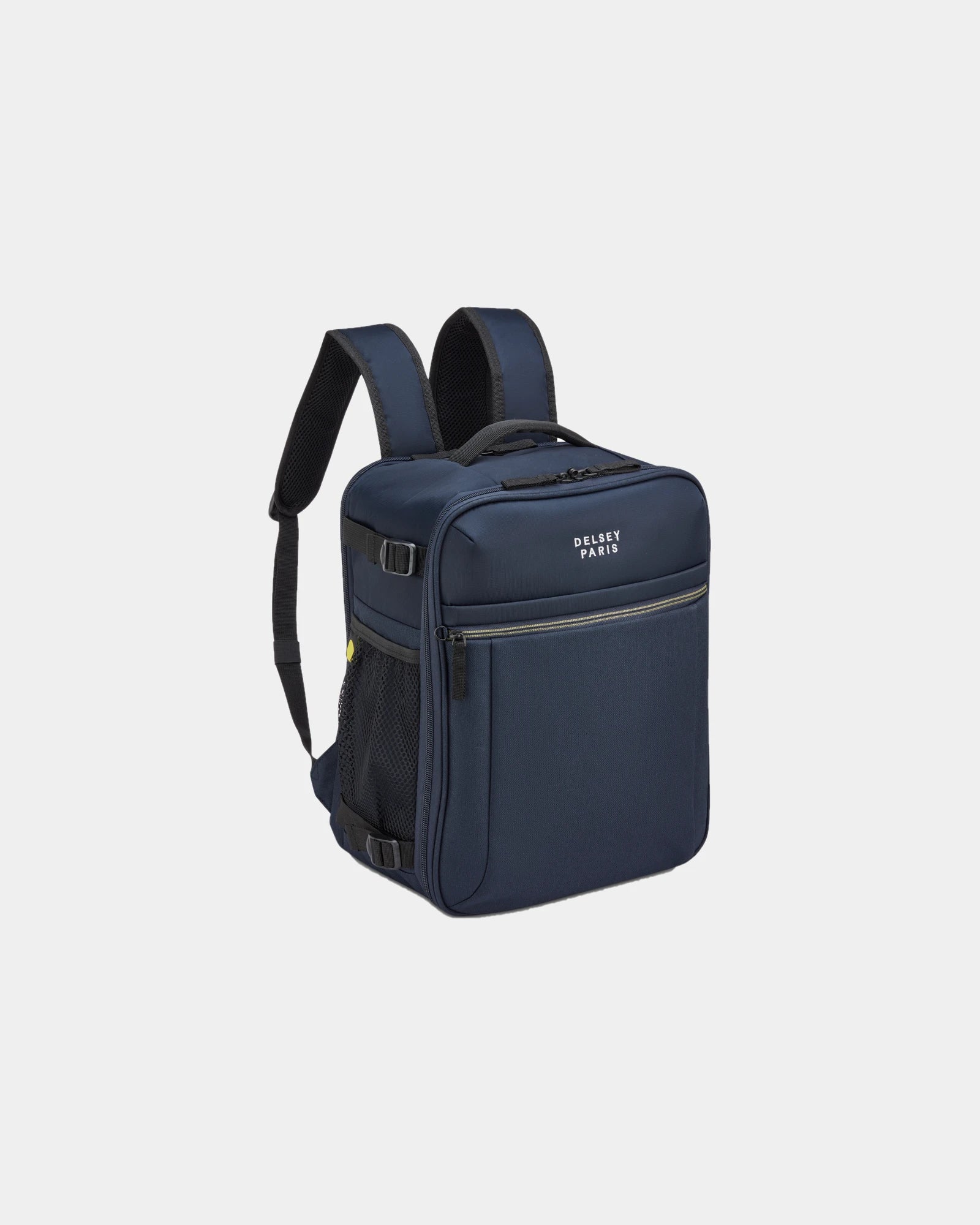 Custom recycled polyester backpack Delsey Brochant 3 - Navy