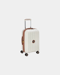 Custom polycarbonate trolley suitcase Delsey Carrousel 2 - Off White