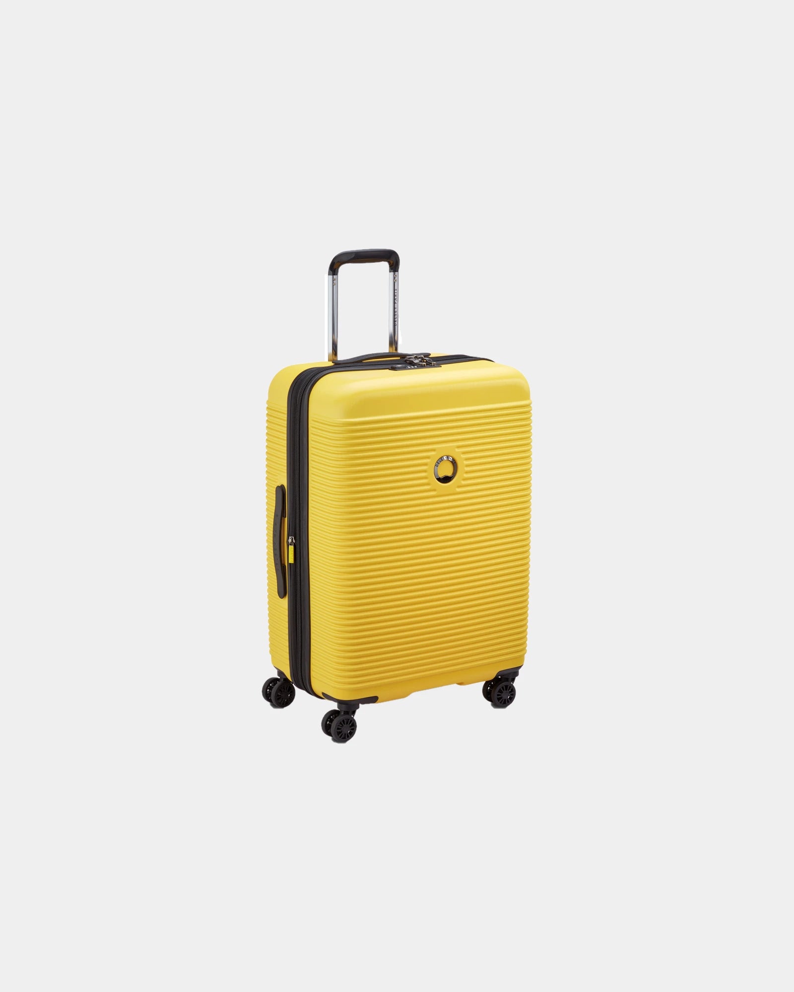 Custom polycarbonate luggage Delsey Freestyle 66 - Yellow