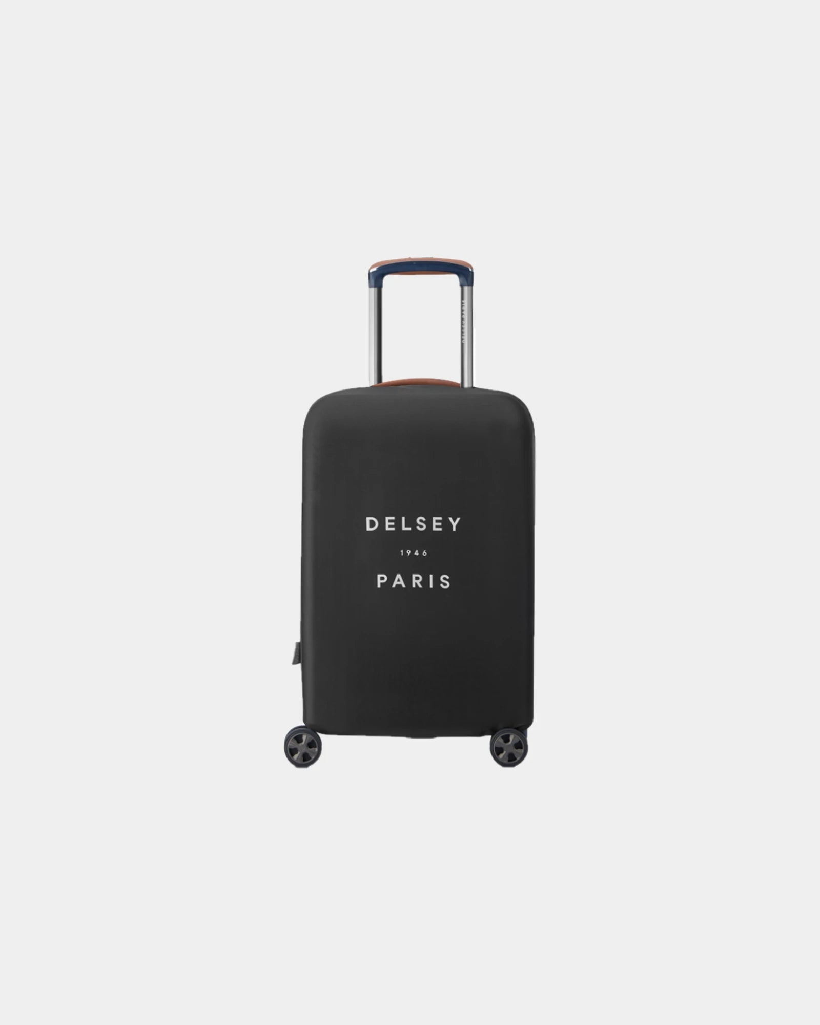 Custom polyester luggage cover Delsey Size S - Black