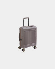 Custom recycled polypropylene Delsey Lutece 55 cm suitcase - Brown