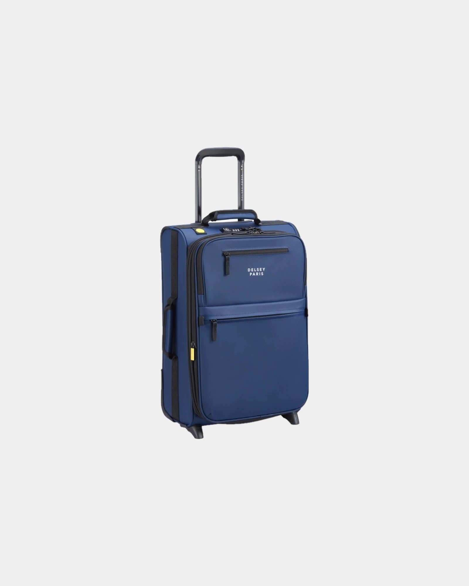 Custom recycled 55cm trolley suitcase Delsey Maubert 2.0 - Blue