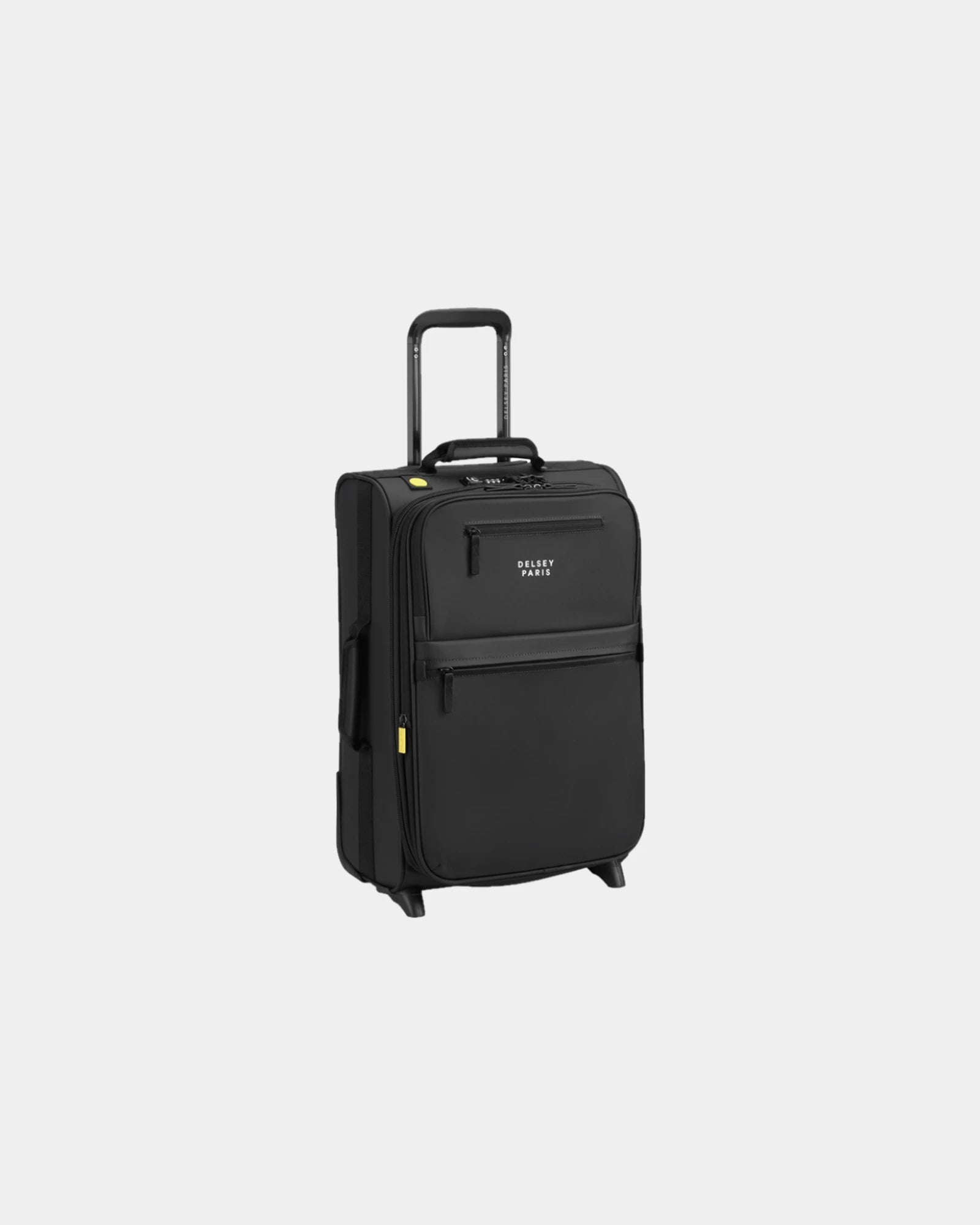 Custom recycled 55cm trolley suitcase Delsey Maubert 2.0 - Black