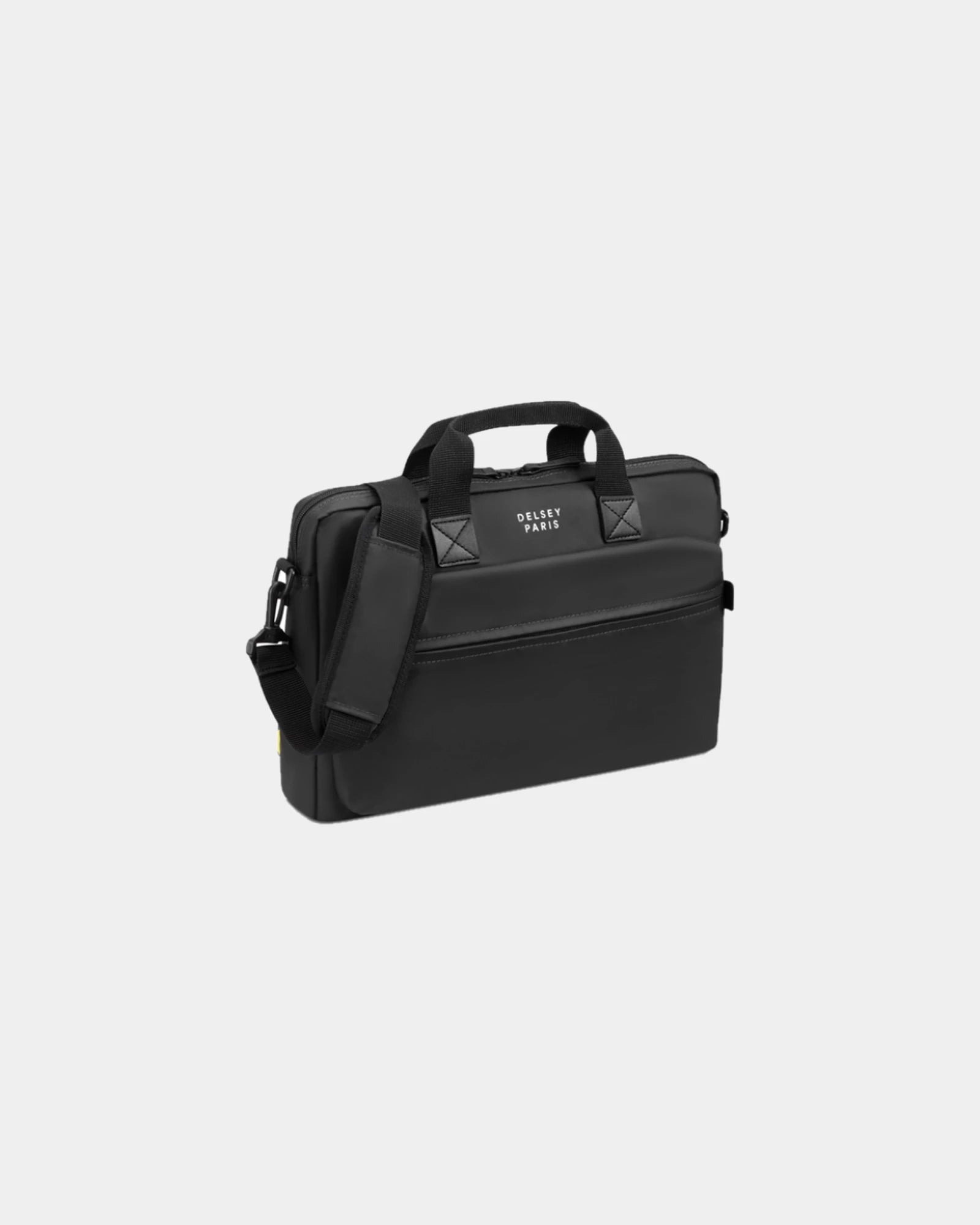 Custom promotional recycled polyester laptop bag Delsey Maubert 2.0 - Black
