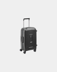 Custom recycled polypropylene cabin suitcase Delsey Moncey - Black