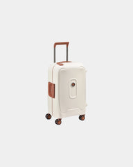 Custom recycled polypropylene cabin suitcase Delsey Moncey - Angora