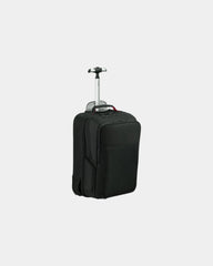 Custom polyester trolley backpack Delsey Parvis Plus - Black