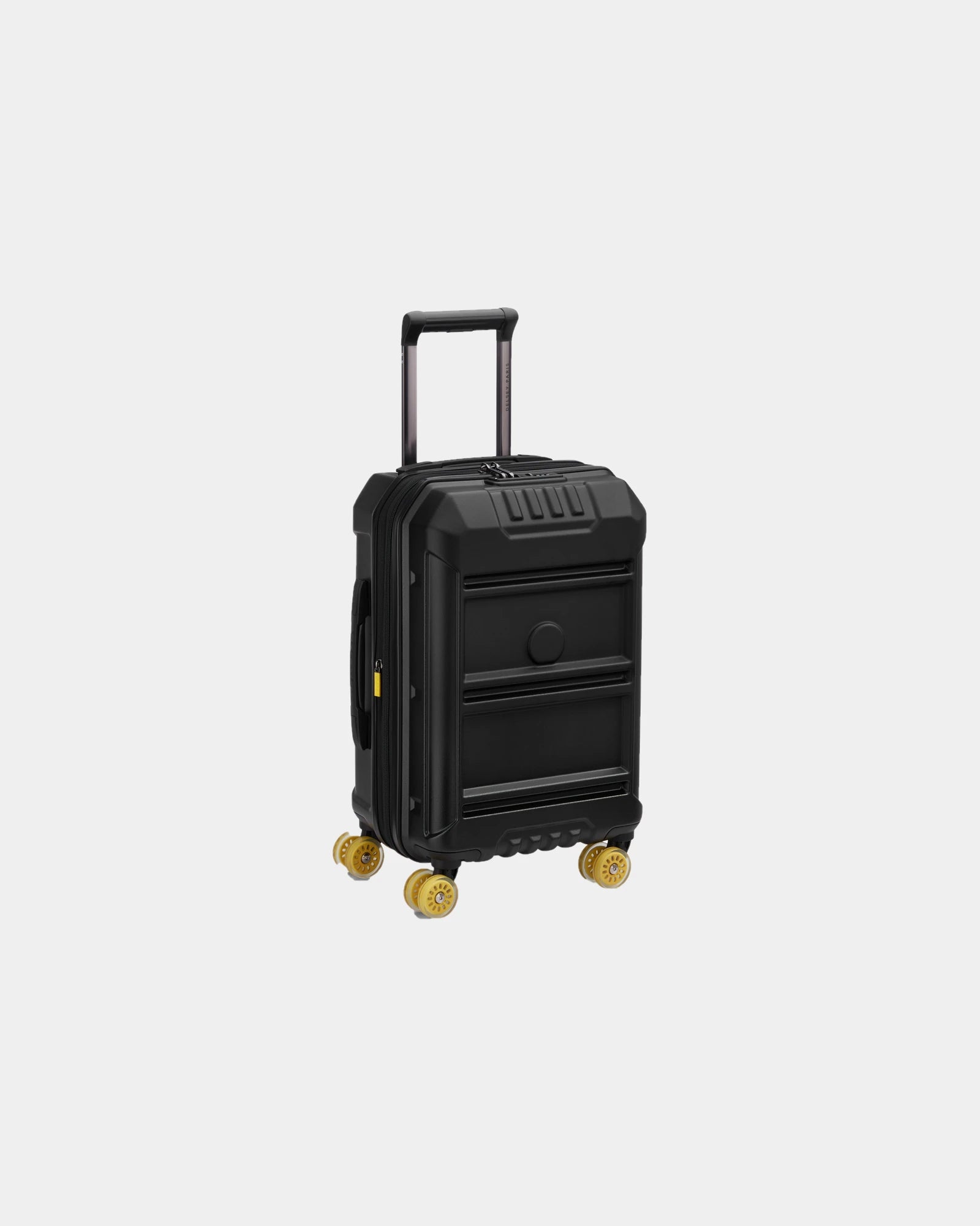 Custom polycarbonate cabin trolley Delsey Rempart 2.0 - Black