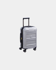 Custom polycarbonate cabin trolley Delsey Rempart 2.0 - Silver