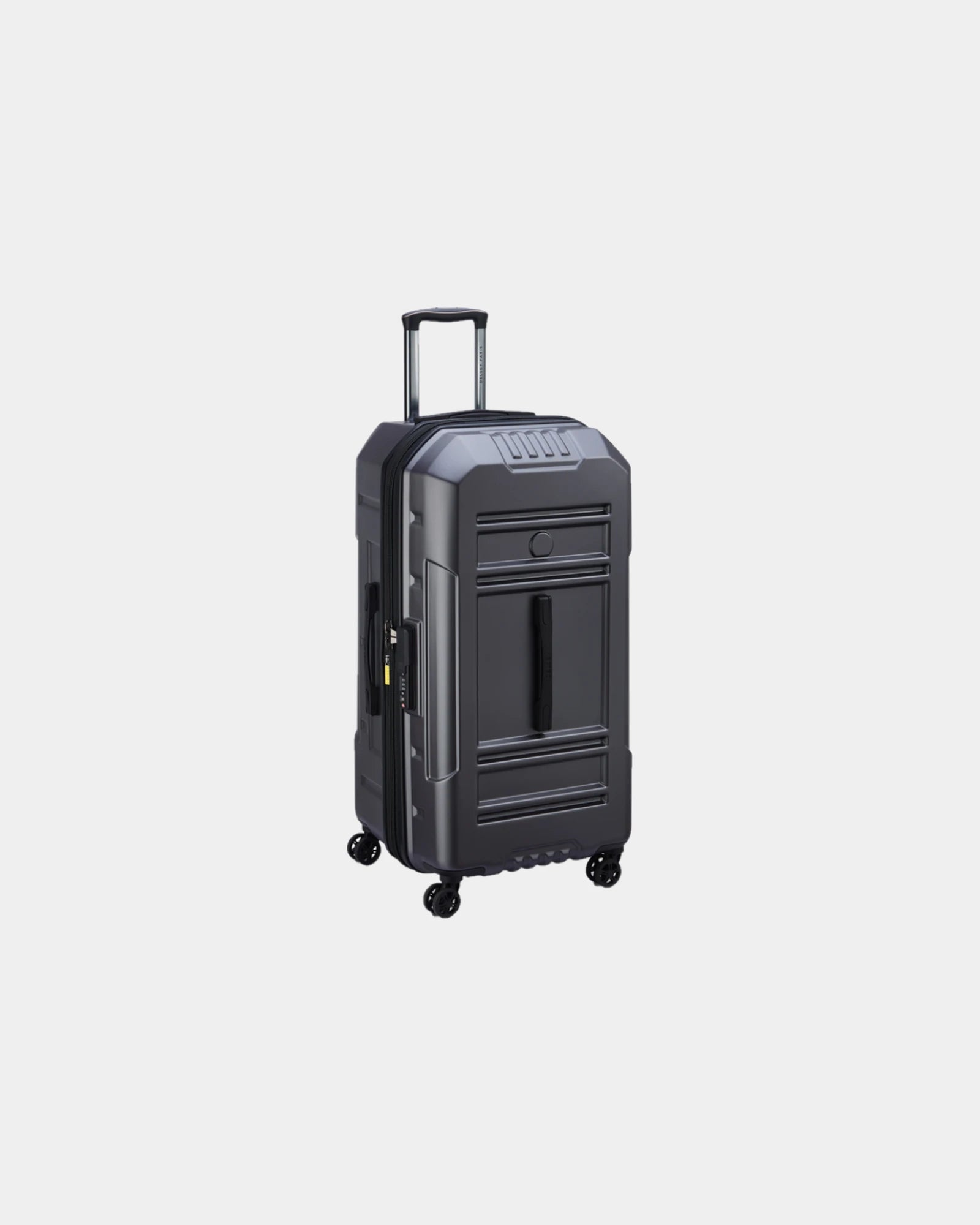Custom polycarbonate suitcase Delsey Rempart 80 cm - Anthracite