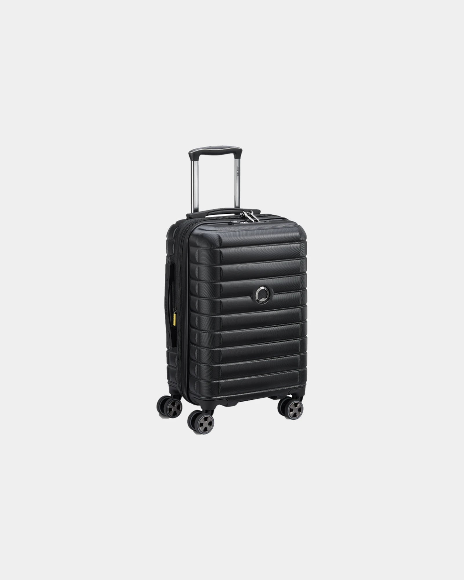 Custom polycarbonate cabin suitcase Delsey Shadow 5.0 - Black