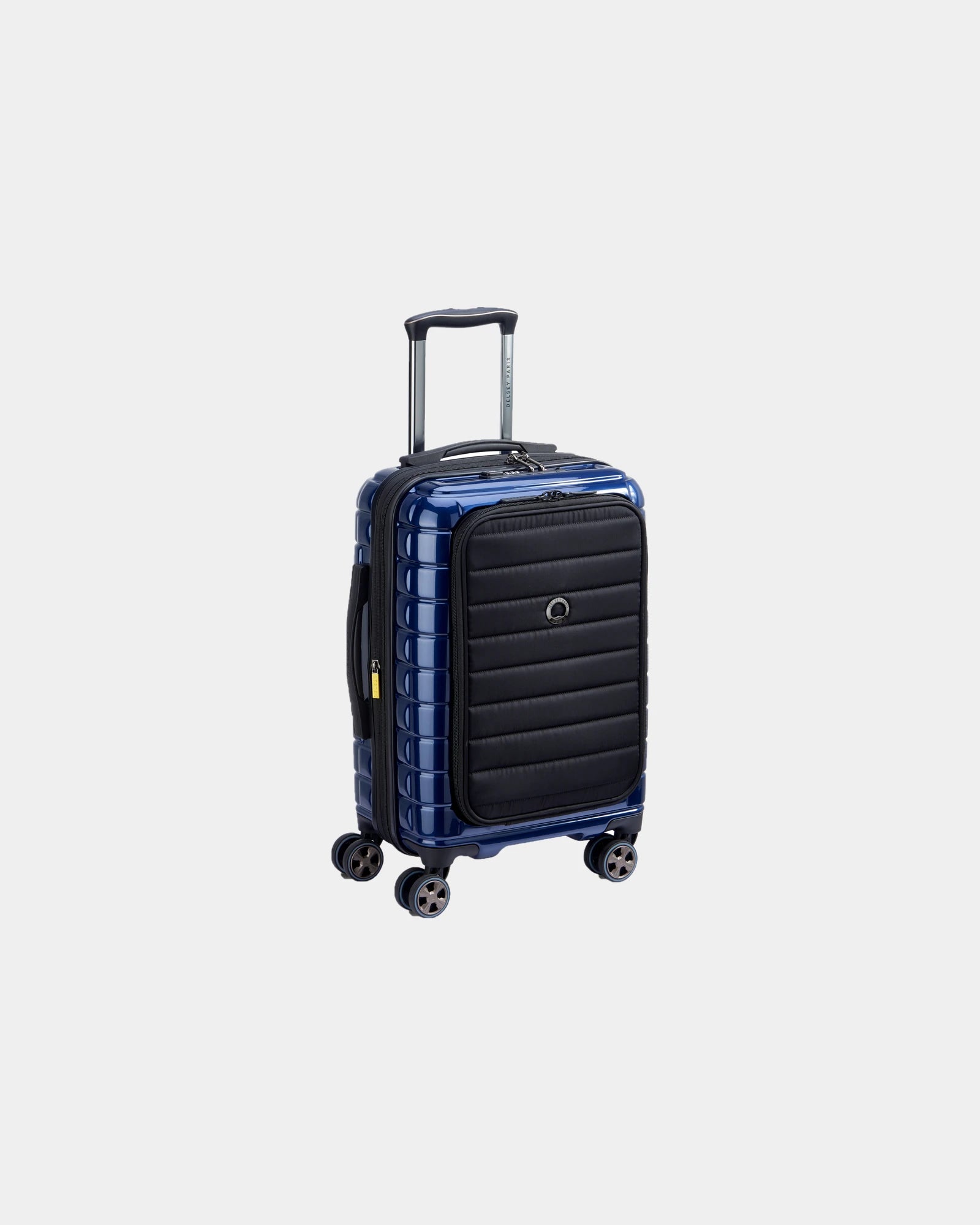 Custom polycarbonate cabin suitcase Delsey Shadow 5.0 - Deep Navy