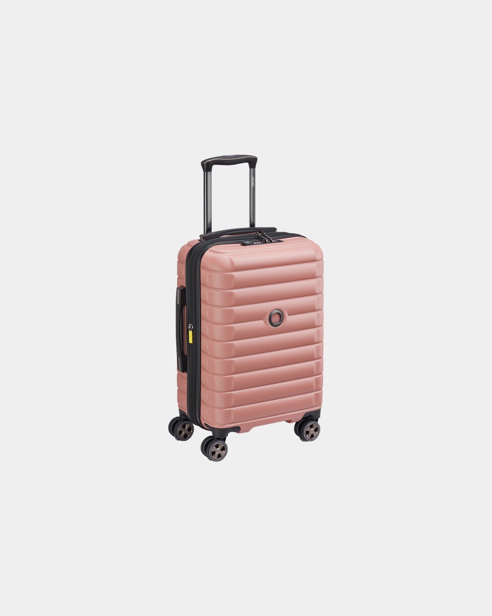 Custom polycarbonate cabin suitcase Delsey Shadow 5.0 - Ash Pink