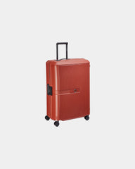 Custom polypropylene suitcase Delsey Vauban 76cm - Terracotta