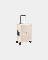 Custom polypropylene Delsey Vauban 55 cm suitcase - Beige