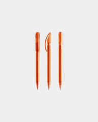 Custom eco-friendly Prodir DS3TTT transparent pen - Orange Transparent