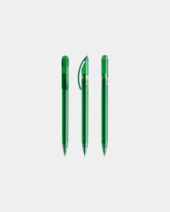 Custom eco-friendly Prodir DS3TTT transparent pen - Dark Green Transparent