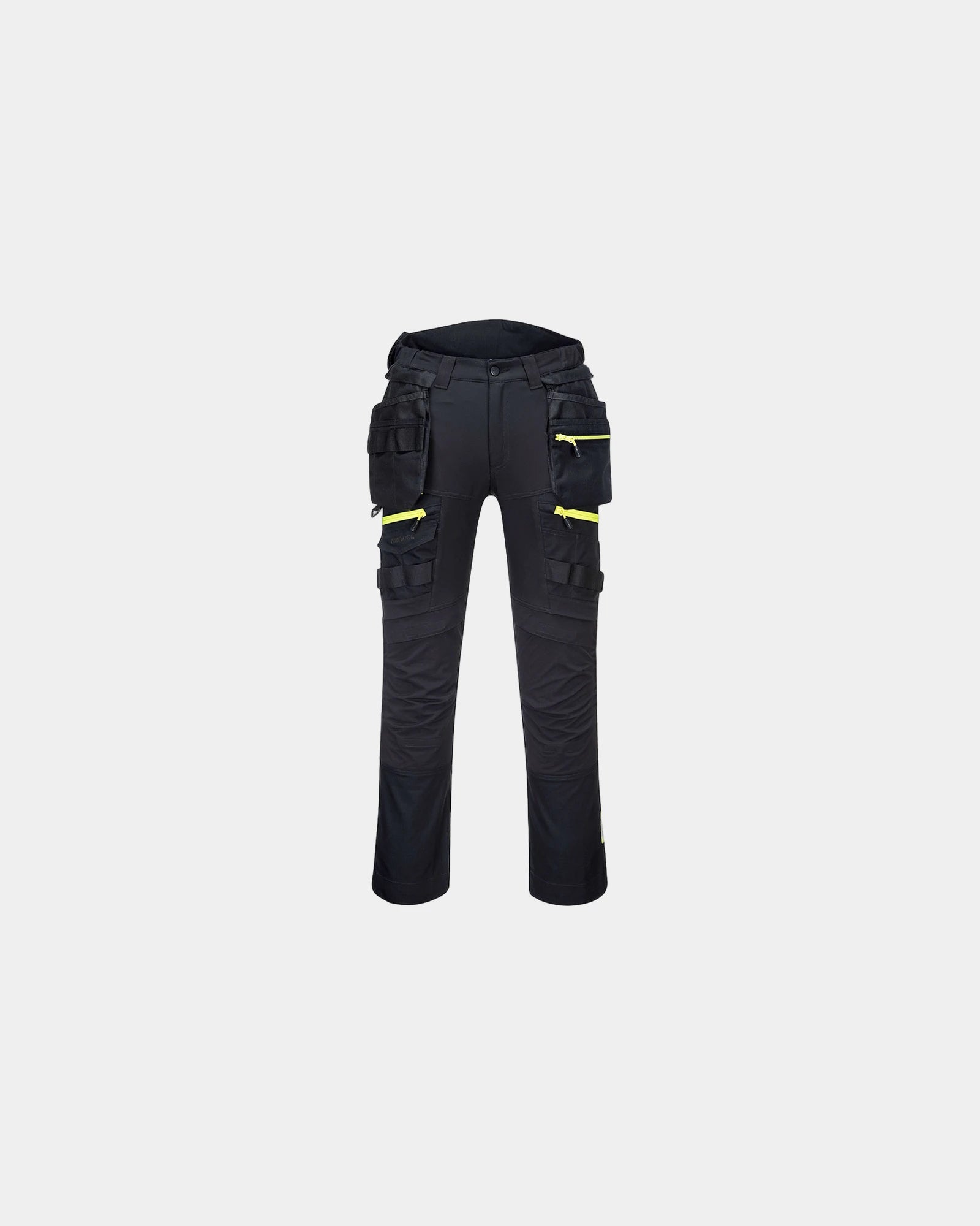Custom ergonomic stretch work pants DX4 - Black-Sky Blue